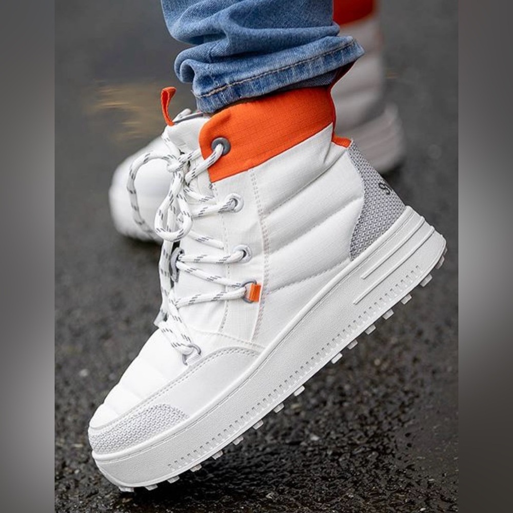 SWIMS Snow Runner Waterproof Boot | ORANGE /WHITE | Woman’s (US 10) Euro 41